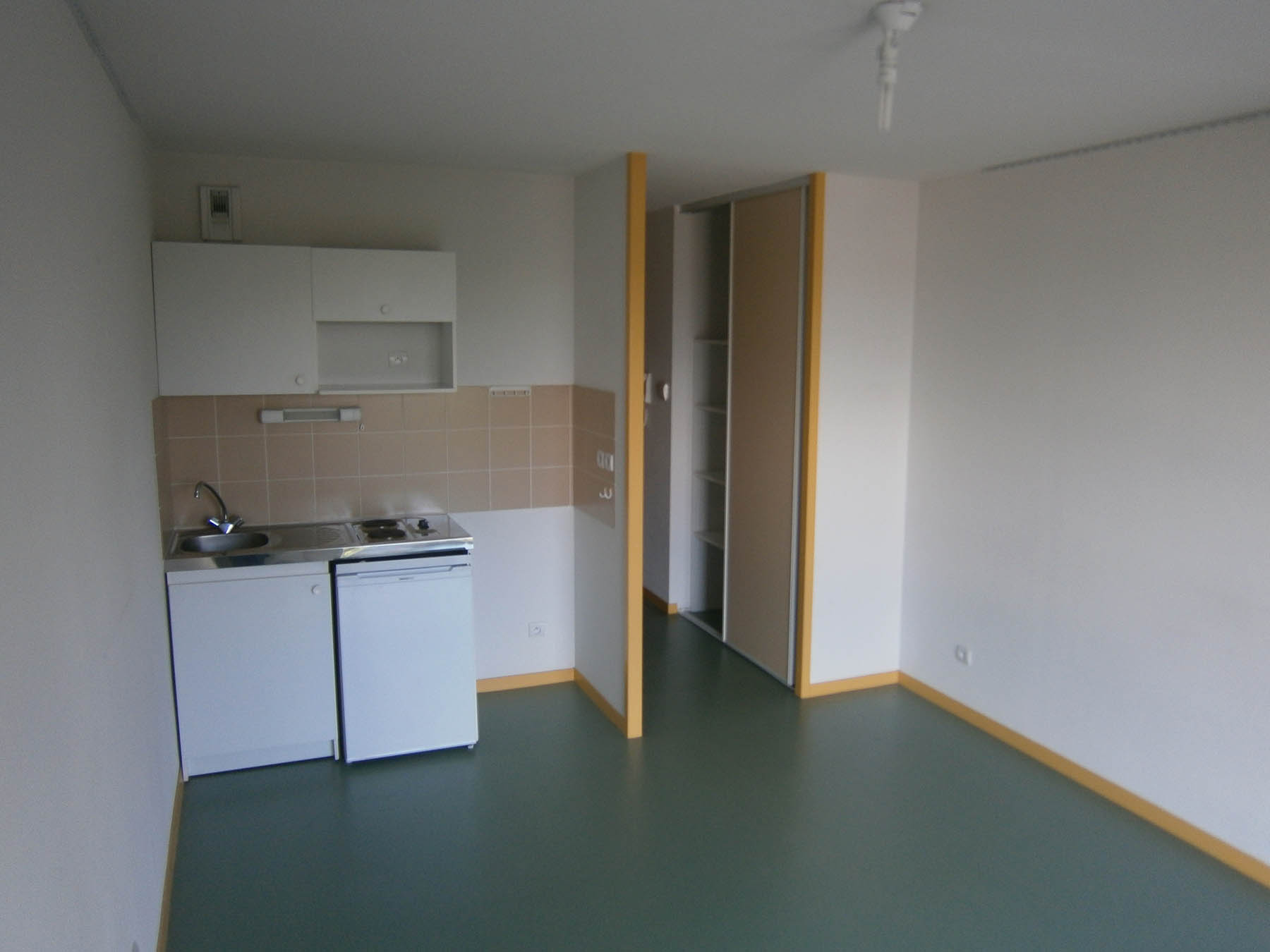 Studio - 25m² - Cuisine - résidence étudiante University Dutreix